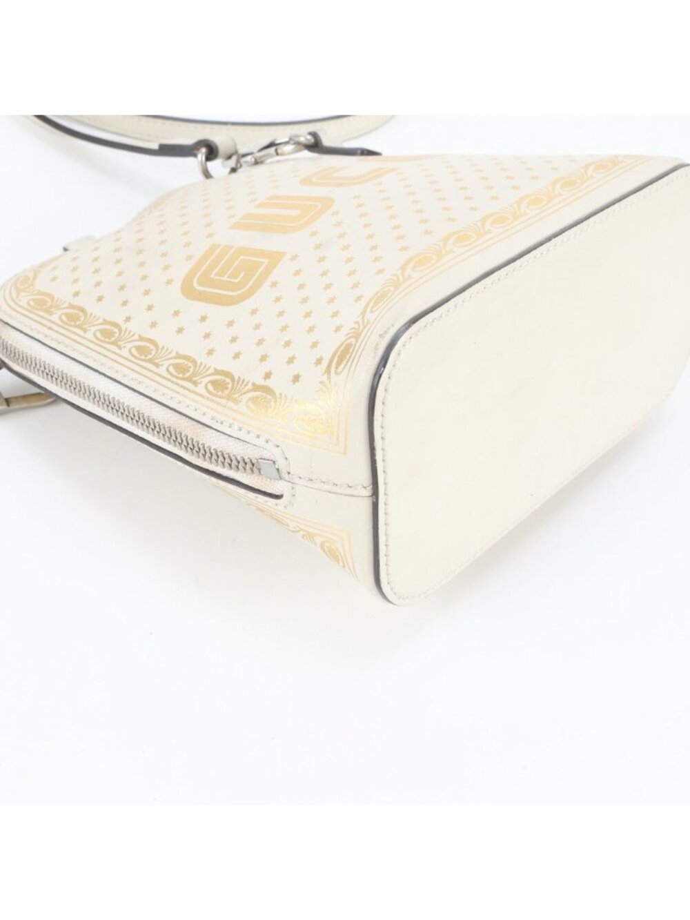 ★SOLD★ Gucci Sega Collaboration Guccy Print Leather Shoulder Bag Crossbody Rbe - Picture 4 of 10